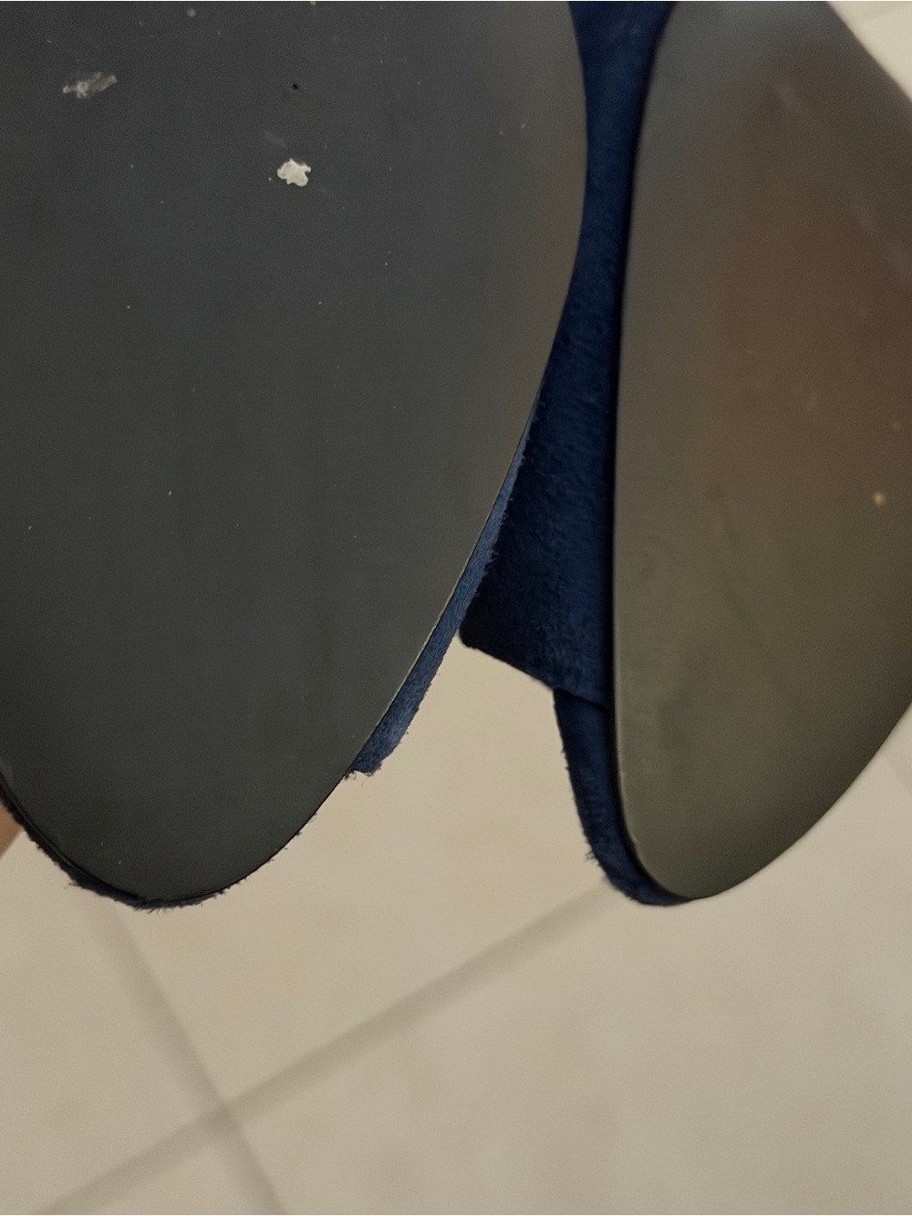 Massimo Dutti Blue Peep Toe Heels EU 40 - Picture 5 of 5